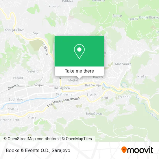 Books & Events O.D. mapa