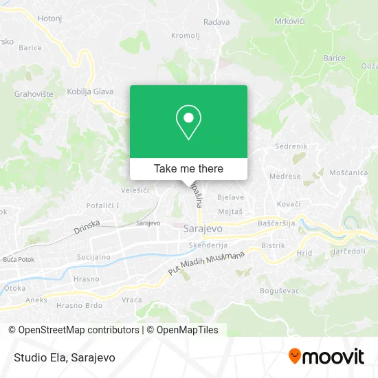 Studio Ela mapa