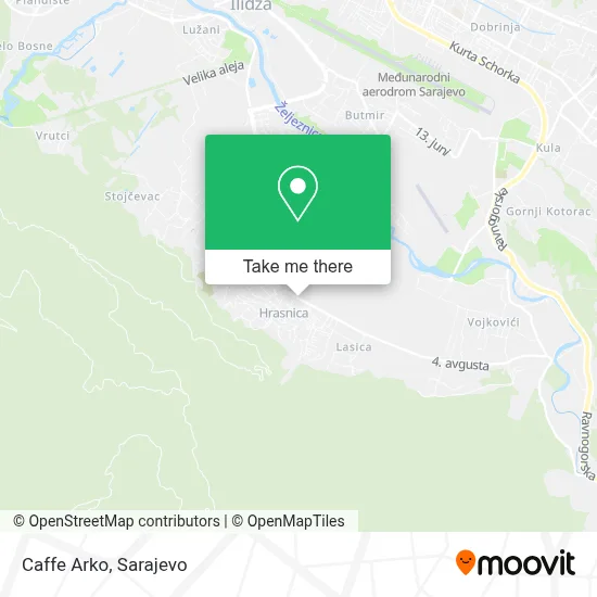 Caffe Arko mapa