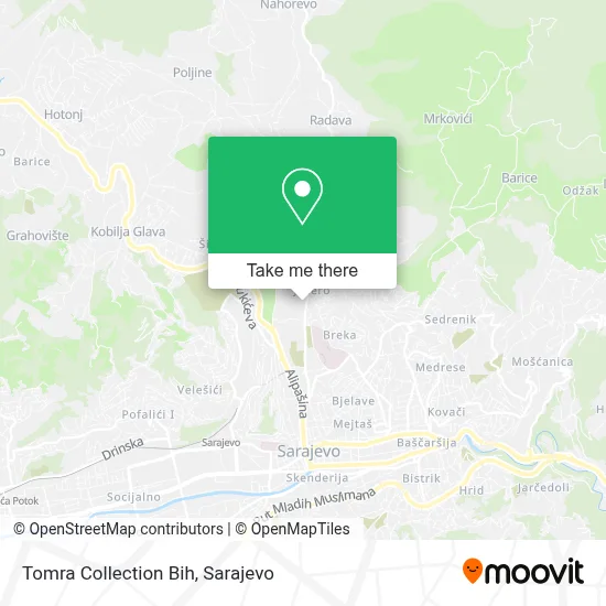 Tomra Collection Bih mapa