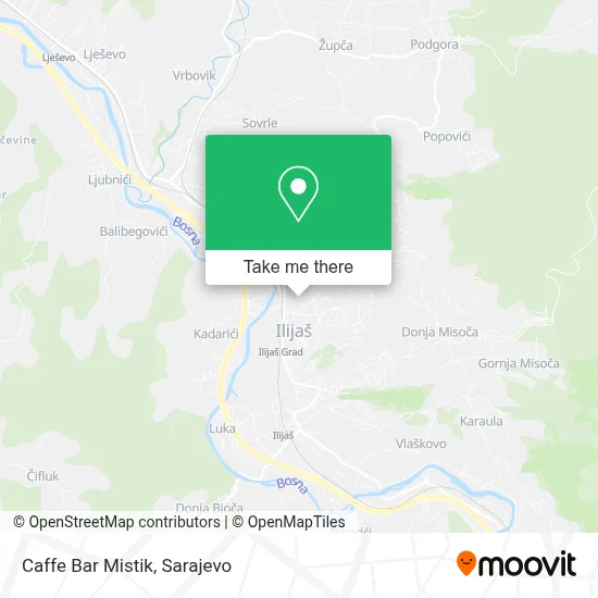 Caffe Bar Mistik mapa
