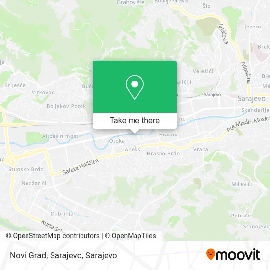 Novi Grad, Sarajevo mapa