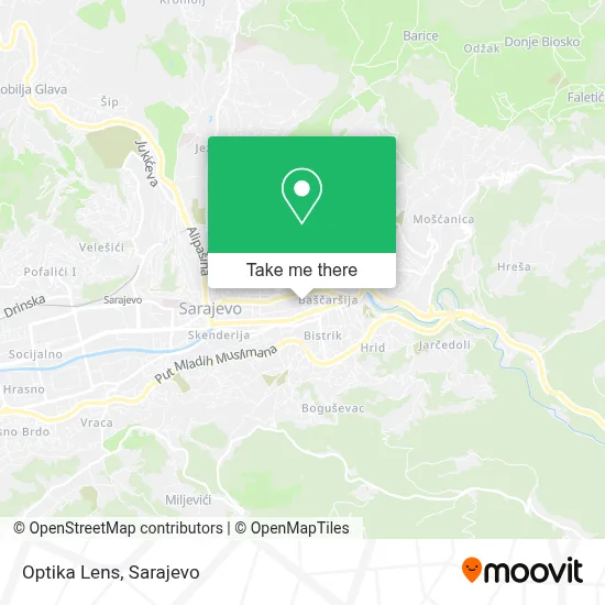 Optika Lens mapa