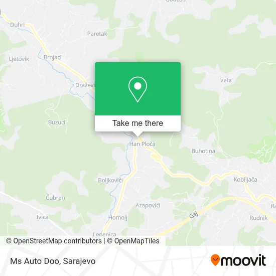 Ms Auto Doo mapa