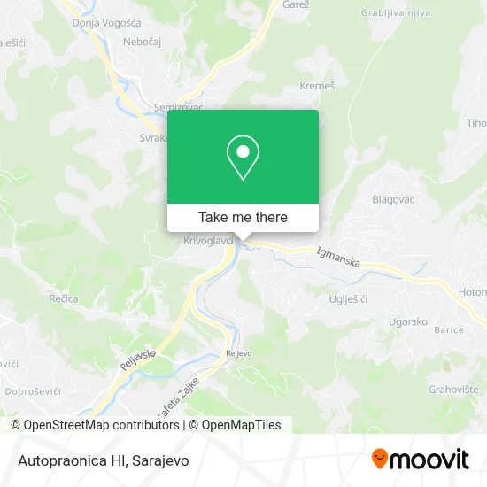 Autopraonica Hl mapa