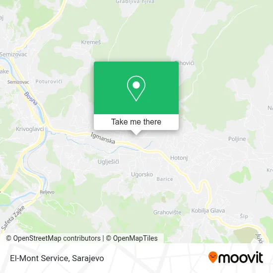 El-Mont Service mapa