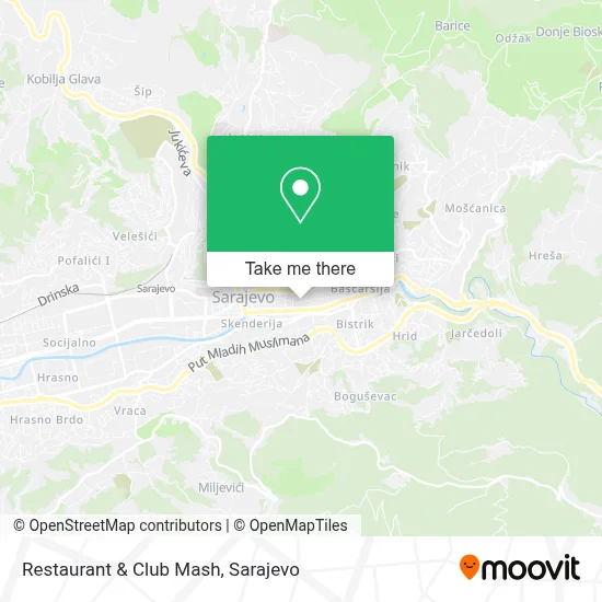 Restaurant & Club Mash mapa