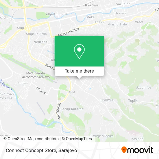 Connect Concept Store map
