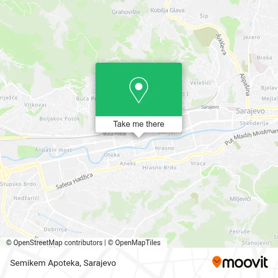 Semikem Apoteka mapa