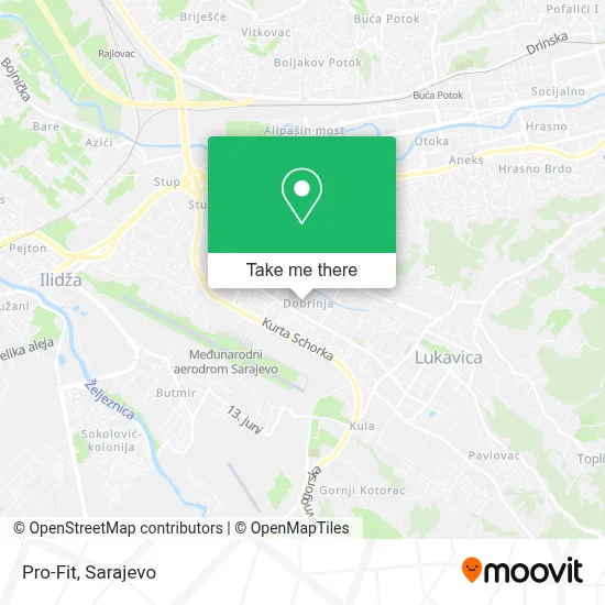 Pro-Fit mapa