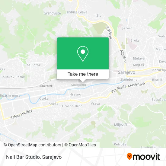 Nail Bar Studio mapa