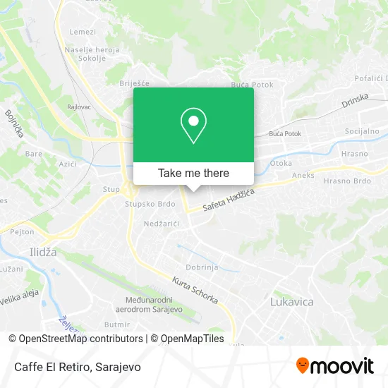 Caffe El Retiro mapa