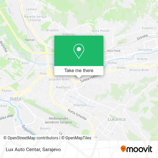 Lux Auto Centar mapa