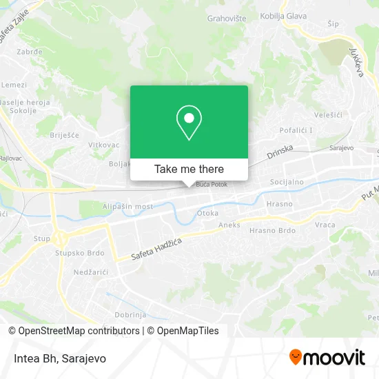 Intea Bh mapa