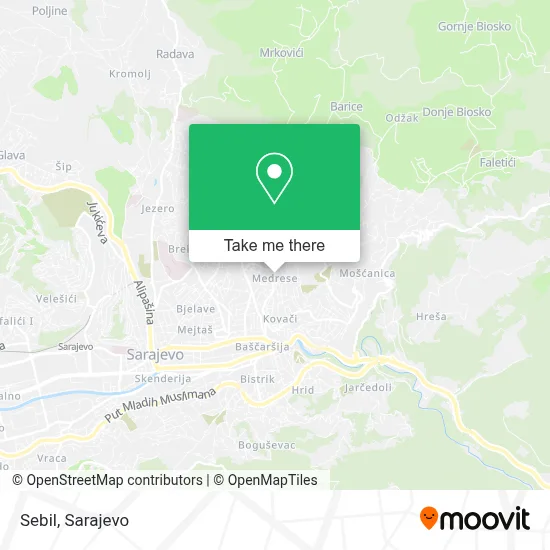 Sebil mapa
