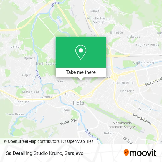 Sa Detailing Studio Kruno mapa