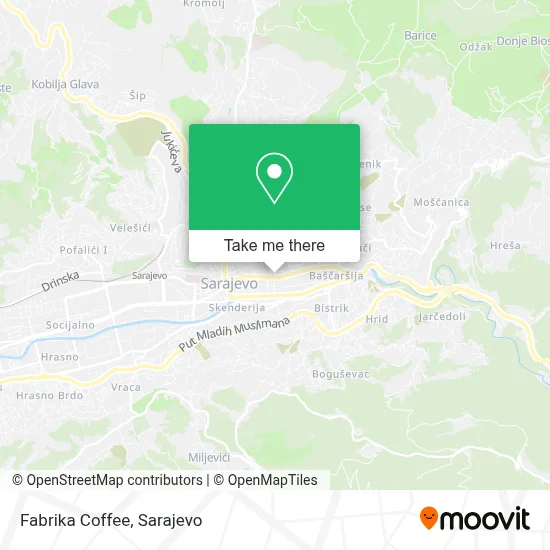 Fabrika Coffee mapa