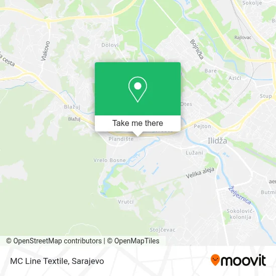 MC Line Textile mapa