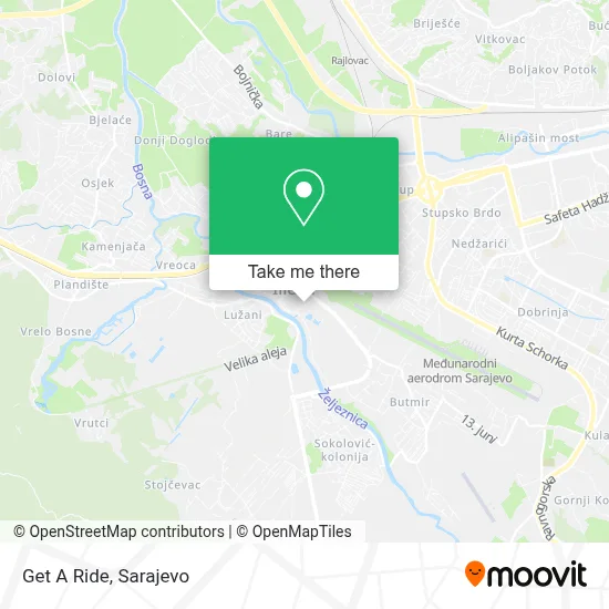 Get A Ride mapa