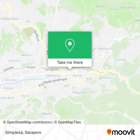 Simplesa mapa