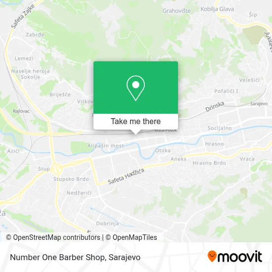Number One Barber Shop mapa
