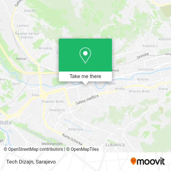 Tech Dizajn mapa
