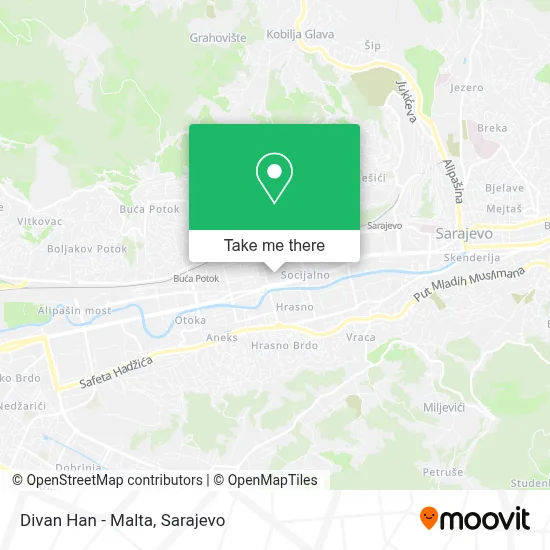 Divan Han - Malta mapa