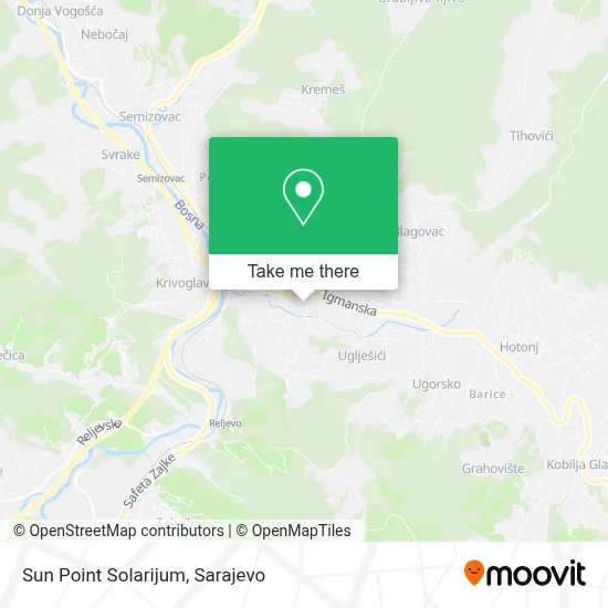 Sun Point Solarijum mapa
