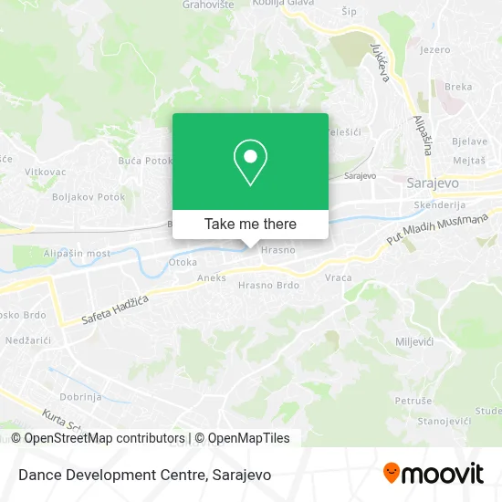 Dance Development Centre map