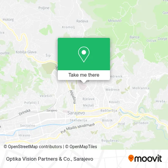 Optika Vision Partners & Co. mapa