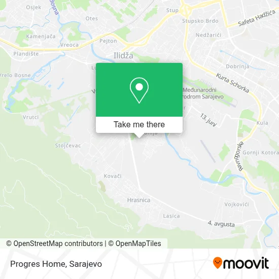 Progres Home map