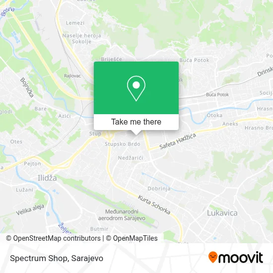 Spectrum Shop mapa