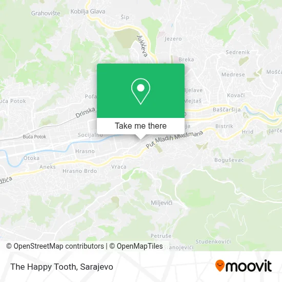 The Happy Tooth mapa