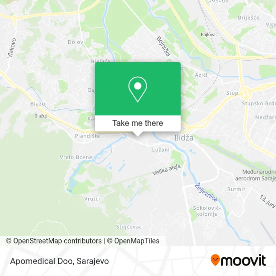 Apomedical Doo mapa