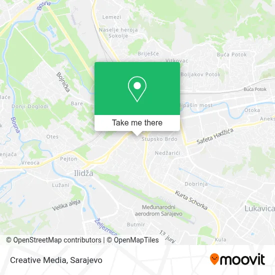 Creative Media mapa