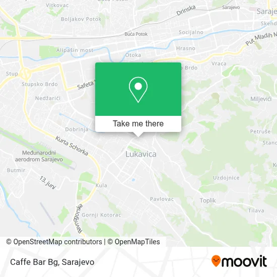 Caffe Bar Bg mapa