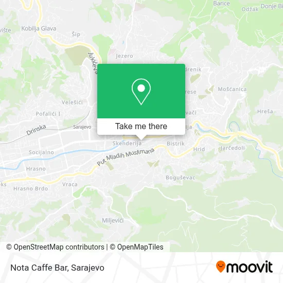 Nota Caffe Bar mapa