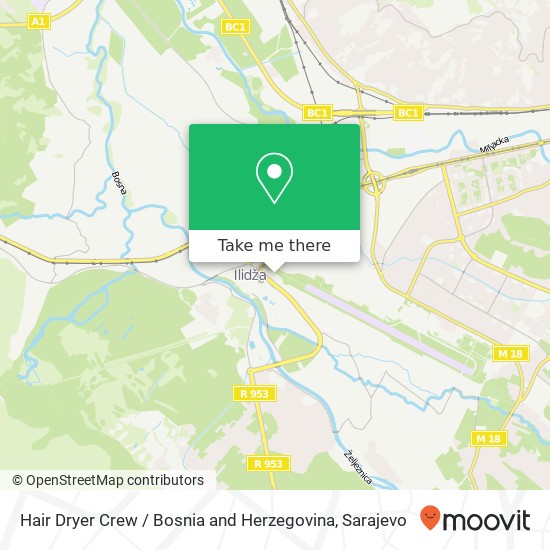 Hair Dryer Crew / Bosnia and Herzegovina map