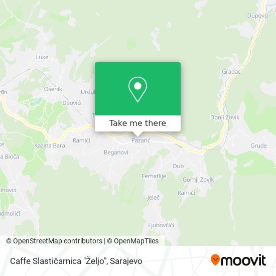 Caffe Slastičarnica "Željo" map