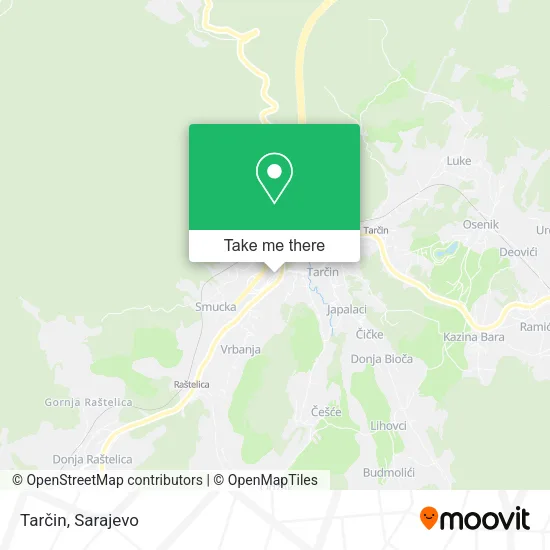 Tarčin mapa