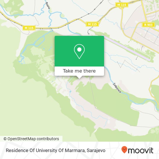 Residence Of University Of Marmara map
