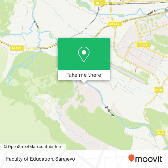 Faculty of Education mapa