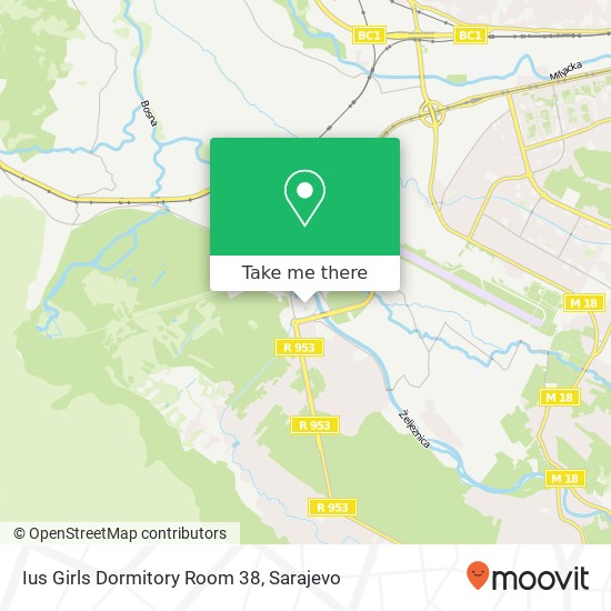 Ius Girls Dormitory Room 38 map