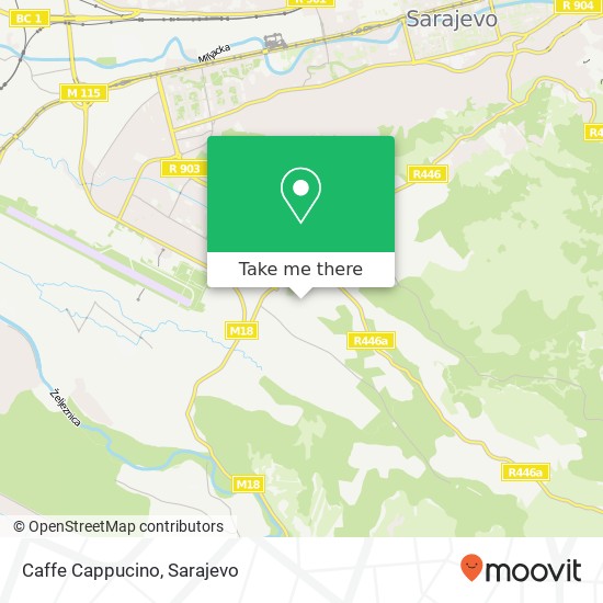 Caffe Cappucino map