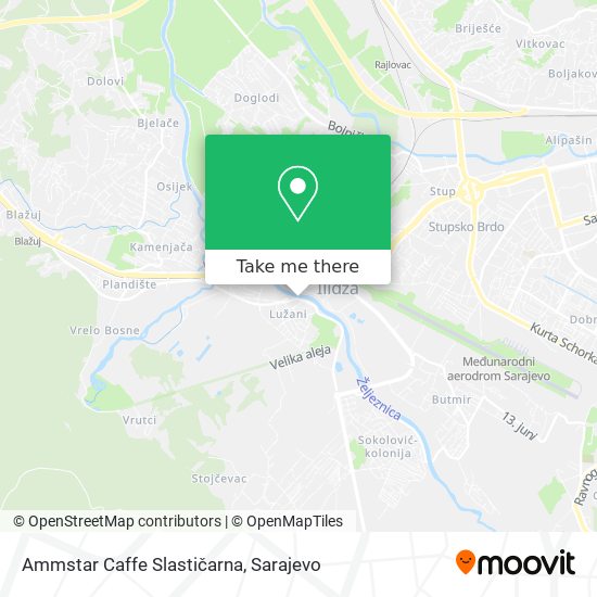 Ammstar Caffe Slastičarna map
