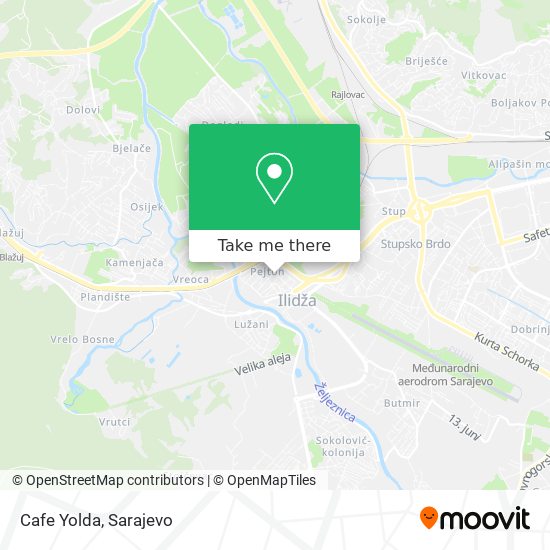 Cafe Yolda map