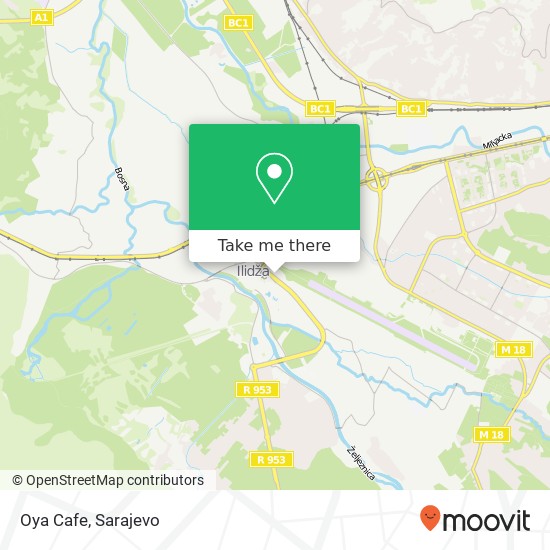 Oya Cafe map