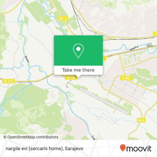 nargile evi (sercan's home) map