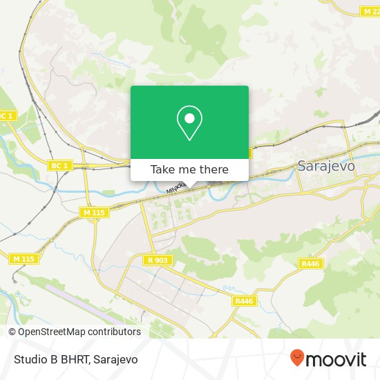 Studio B BHRT mapa