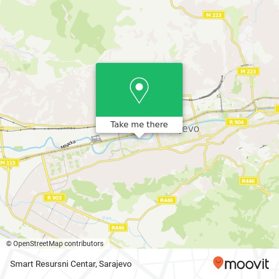 Smart Resursni Centar mapa